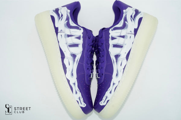 AF1 Skeleton Purple