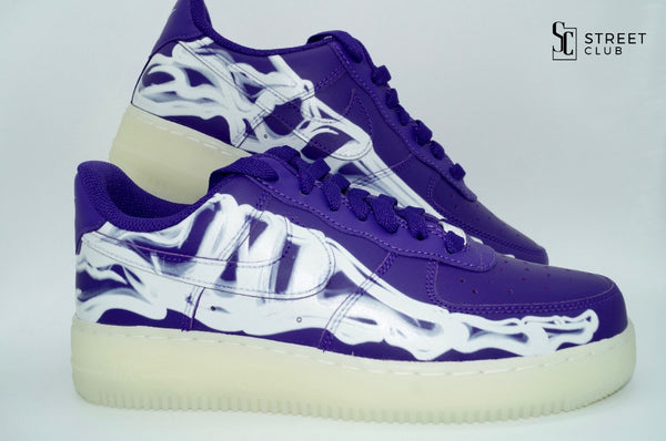 AF1 Skeleton Purple