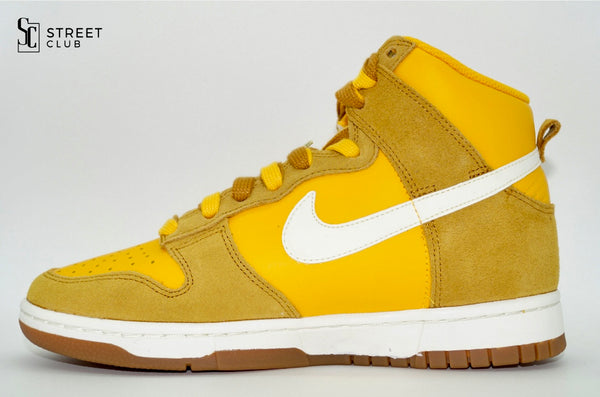 Wmns Dunk High First Use University Gold